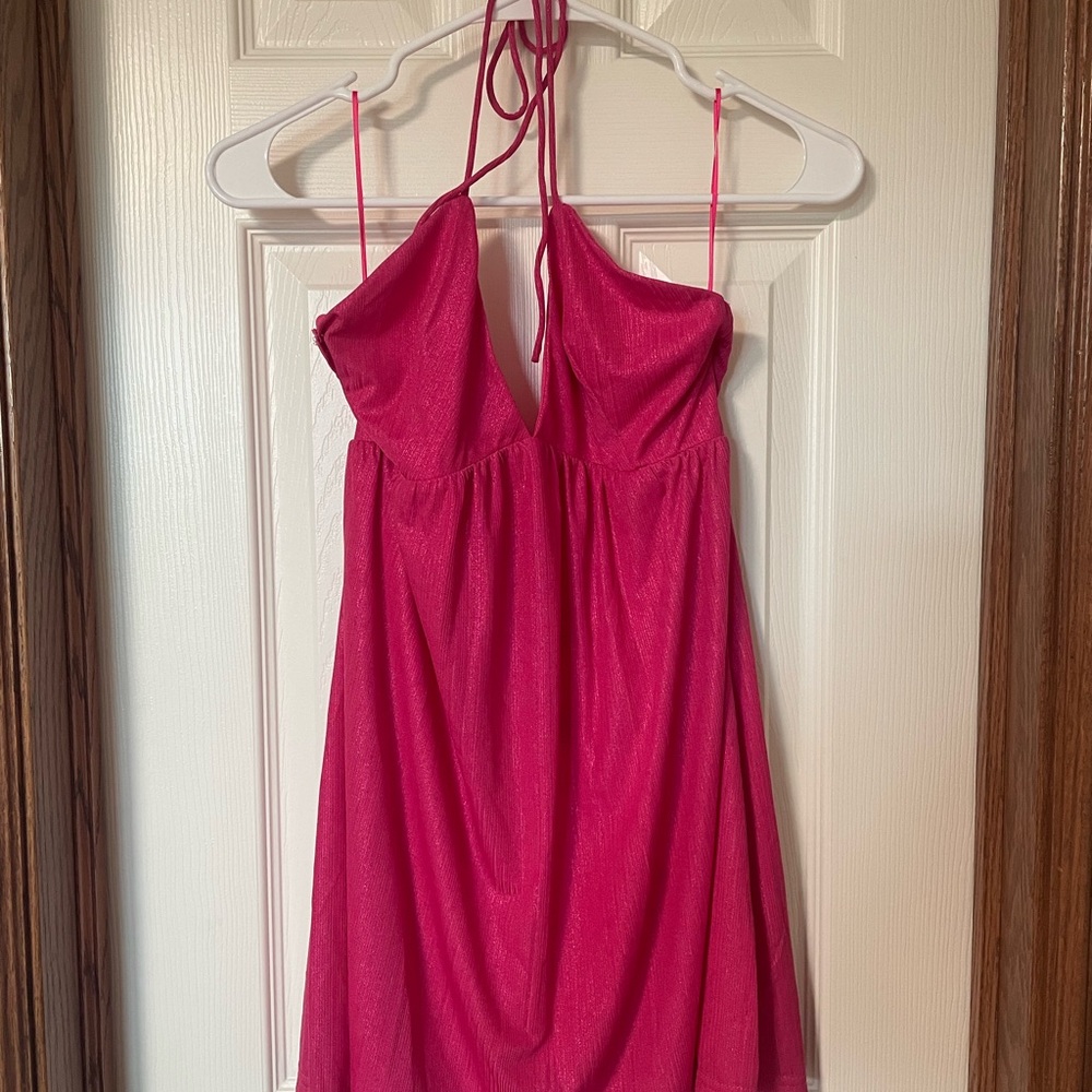 Superdown Pink Backless Dress - Picture 2 of 3